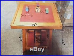 Pottery Barn Kids Wood Activity Toy Play Ramp Race Car Bed Side table 22x19