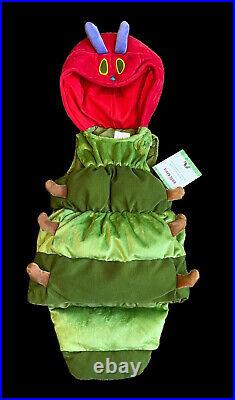 Pottery Barn Kids World of Eric Carle Very Hungry Caterpillar Costume 0-6 NEW