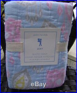 Pottery Barn Kids Zoey Butterfly Twin QUILT & SHAM NWT, TWO PIECE SET