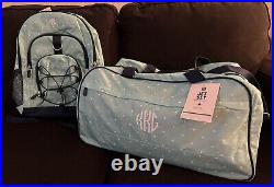 Pottery Barn Large Duffle Bag / Backpack Set Monogram KKG