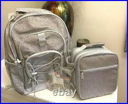 Pottery Barn School 2pc LARGE backpack+Lunch box Ombre Holiday gift SET birthday