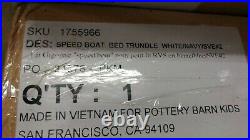 Pottery Barn Speedboat Trundle Bed Pirate with Extras New in Boxes Kids Childs