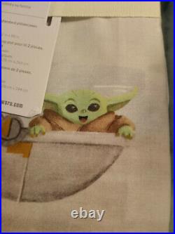 Pottery Barn Star Wars Mandalorian The Child Baby Yoda Sheets Full NWT