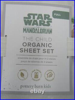 Pottery Barn Star Wars The Mandalorian The Child Organic Sheet Set Multi #9643A