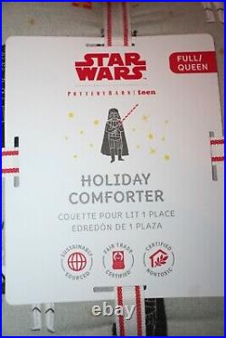 Pottery Barn Teen Disney Star Wars Holiday Comforter Full/Queen 86 x 86 Kids