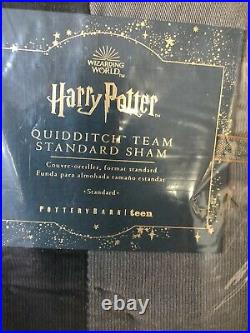 Pottery Barn Teen Harry Potter Quidditch Full Queen Quilt Shams Bedding Set