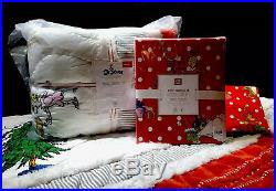 Pottery Barn The Grinch and Max Twin Size Quilt New Christmas