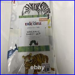 Pottery Barn World of ERIC CARLE Organic Crib/Tod Sheet Set/Bib/Swaddle Blankets