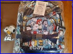 Pottery barn Peanuts SNOOPY BACKPACK+ ICE Bag Woodstock+PENCIL CASE school boy