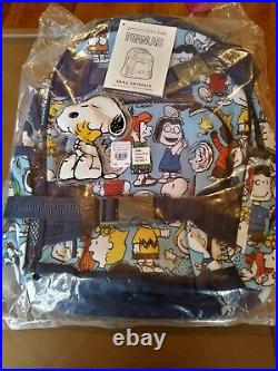 Pottery barn Peanuts SNOOPY BACKPACK+ ICE Bag Woodstock+PENCIL CASE school boy