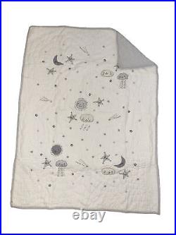 Pottery barn baby/ toddler skye quilt moon and stars