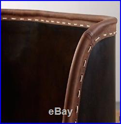 Restoration Hardware Harlan Full Metal Leather Bed Pottery Barn Kids Teen Daybed