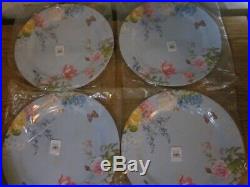 S/4 Pottery Barn Kids Monique Lhuillier Easter Butterfly Charger Plates NWT Pkgd