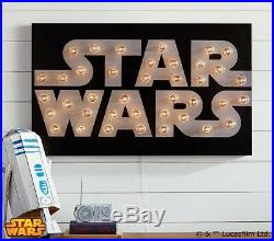 Star Wars Marquee Sign Wall Art Pottery Barn Kids $300