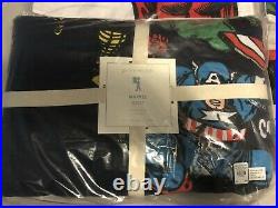 Unopened Pottery Barn Kids Twin Marvel Quilt WithPillow Shams and Character Cases